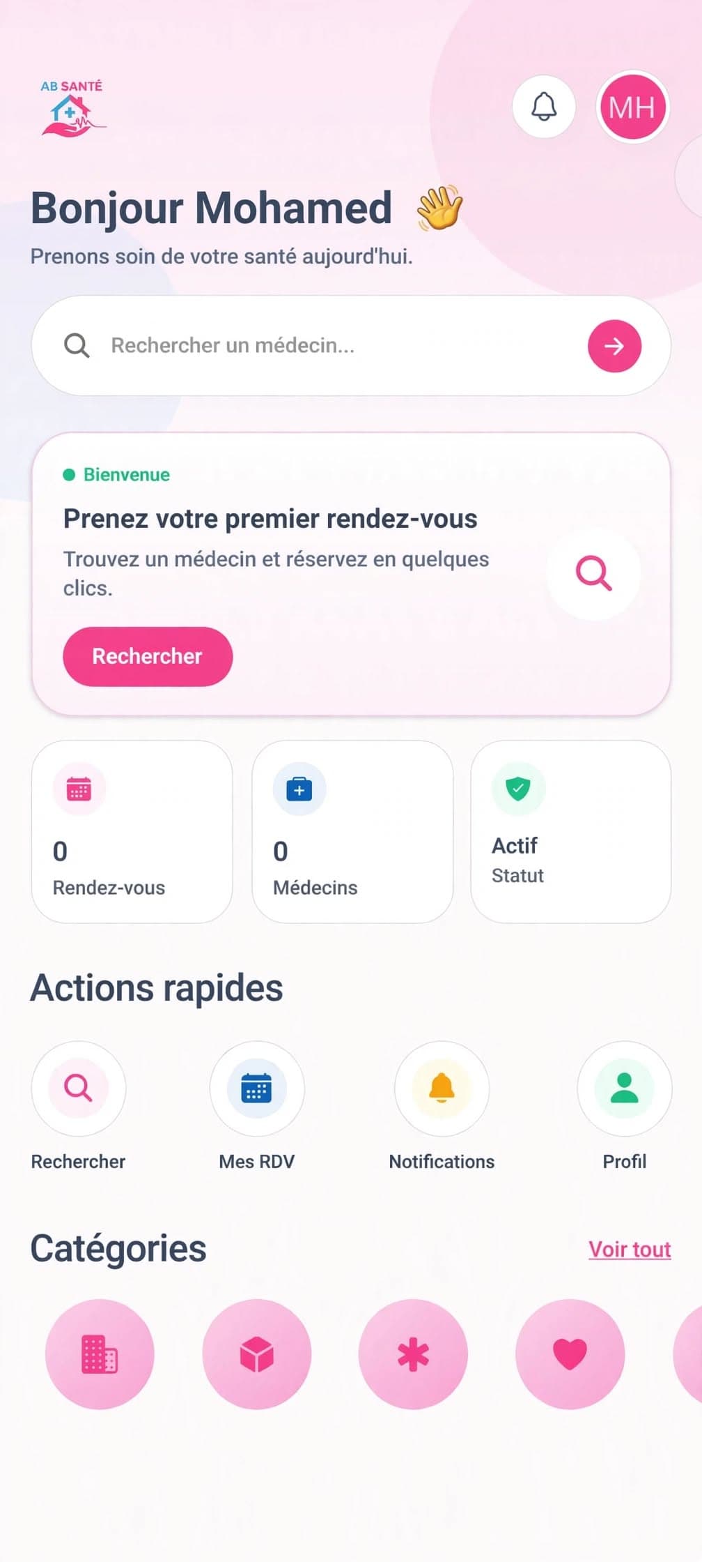 Application mobile AB Santé